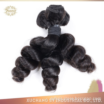 Unprocessed Virgin Hair Free Shipping, Peruvian Virgin Hair Loose Wave 7A Grade Human Hair Extension Natural Color 8-30"